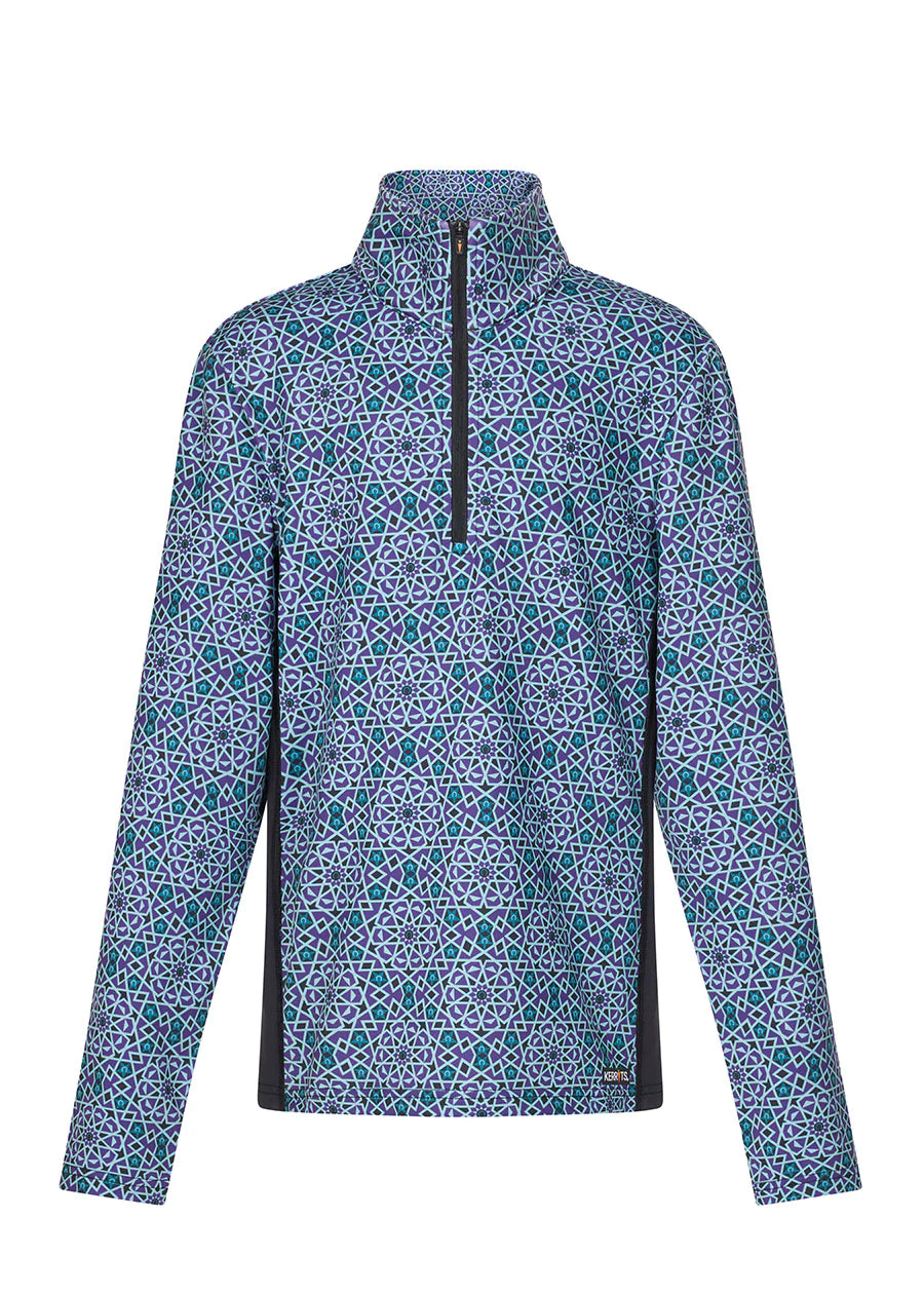 Kerrits Kids Rail Side Quarter Zip Tech Top