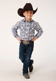 Karman Classics Boy's Long Sleeve Western Shirt