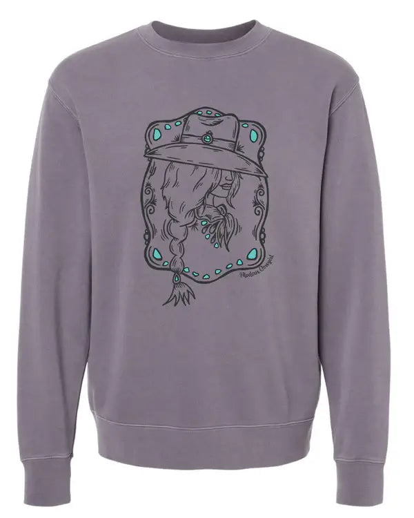 Modern Cowgirl Gypsy Cowgirl Silouette Crew