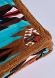 Roper Fuzzy Fleece Throw Blanket