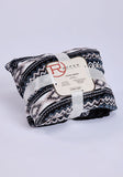 Roper Fuzzy Fleece Throw Blanket