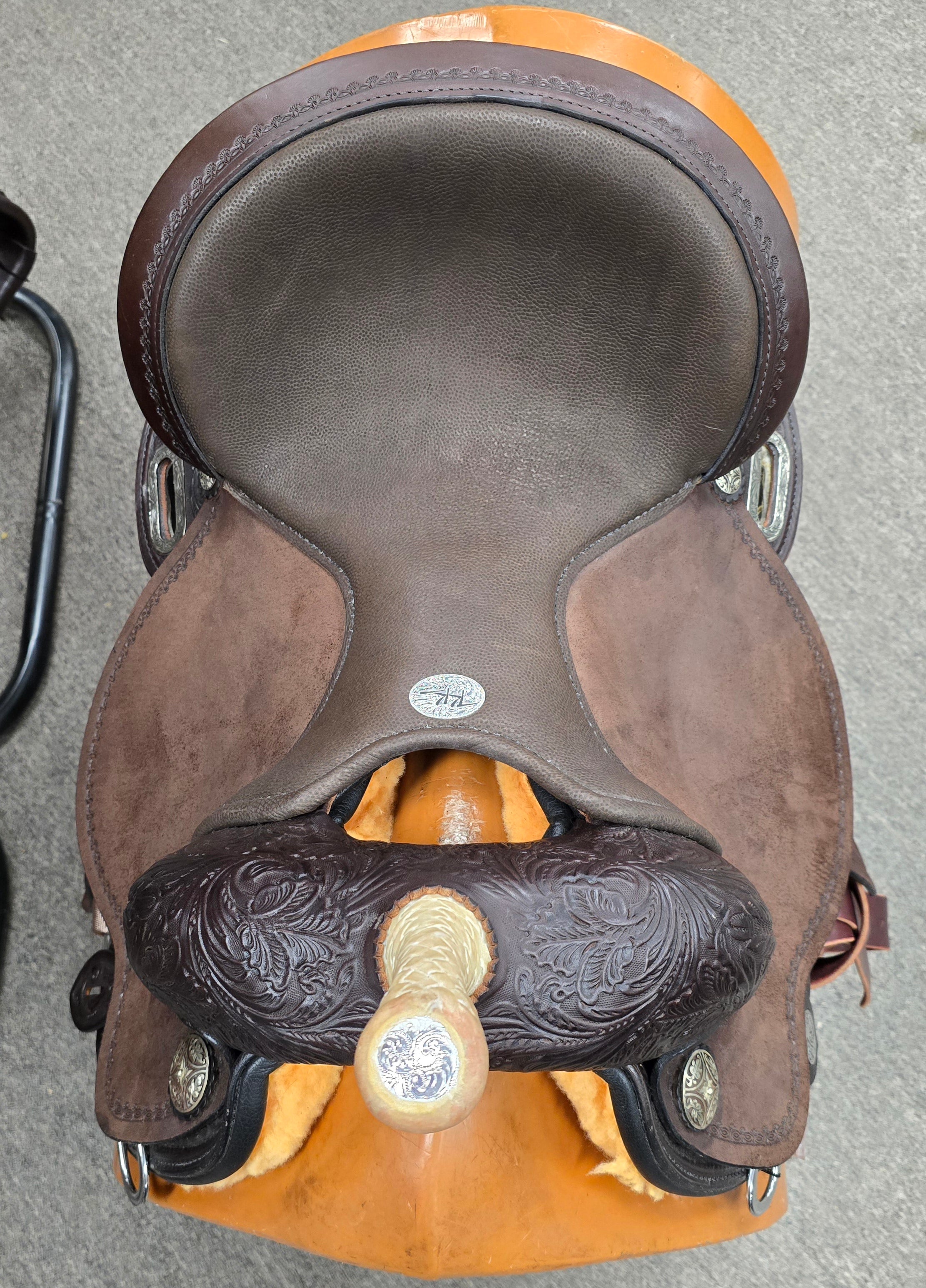 KK Swift Flex II Barrel Saddle by Circle Y- 14.5" Wide