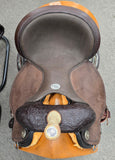 KK Swift Flex II Barrel Saddle by Circle Y- 14.5" Wide