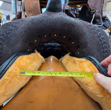 Circle Y Clover Leaf Barrel Saddle - Wide Tree