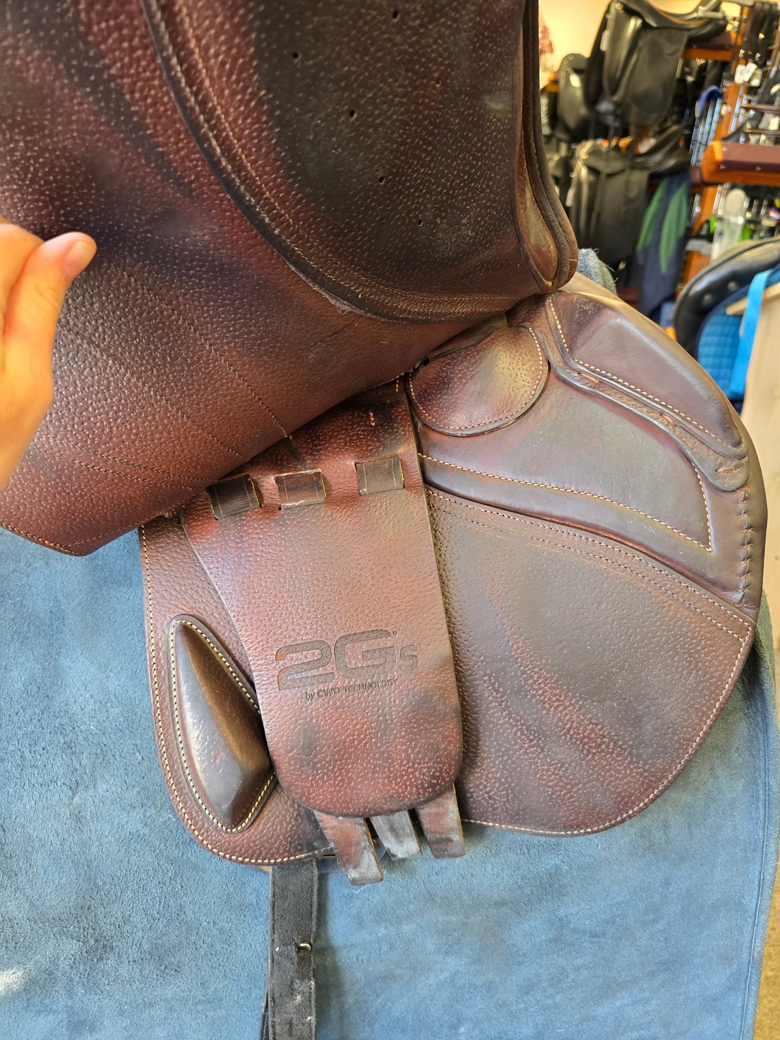 Used CWD 2Gs S32 Mademoiselle Jump Saddle - 17" Medium