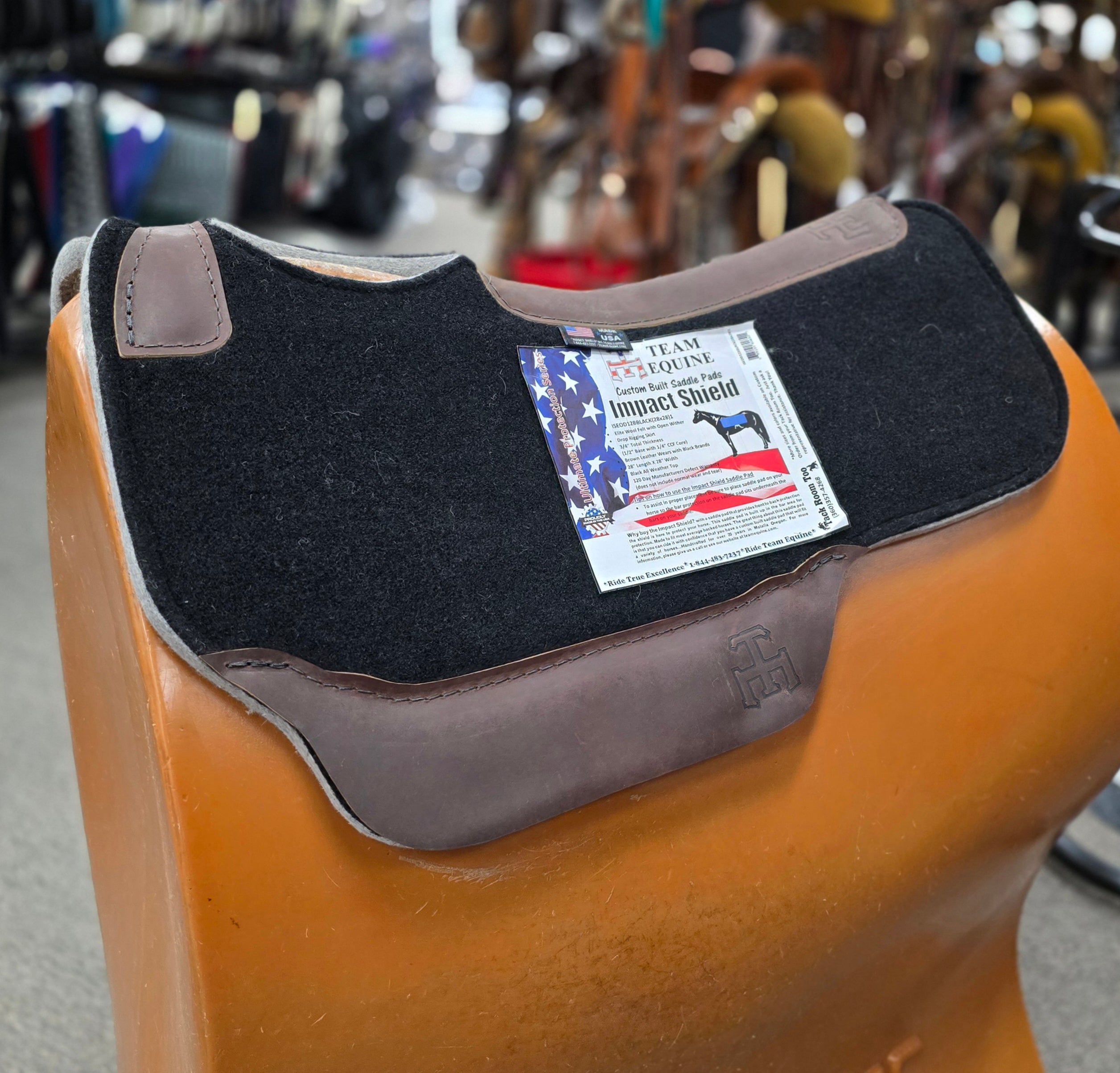 Team Equine Impact Shield Elite Wool Barrel