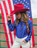 Cowgirl Tuff Company Pullover Button Up