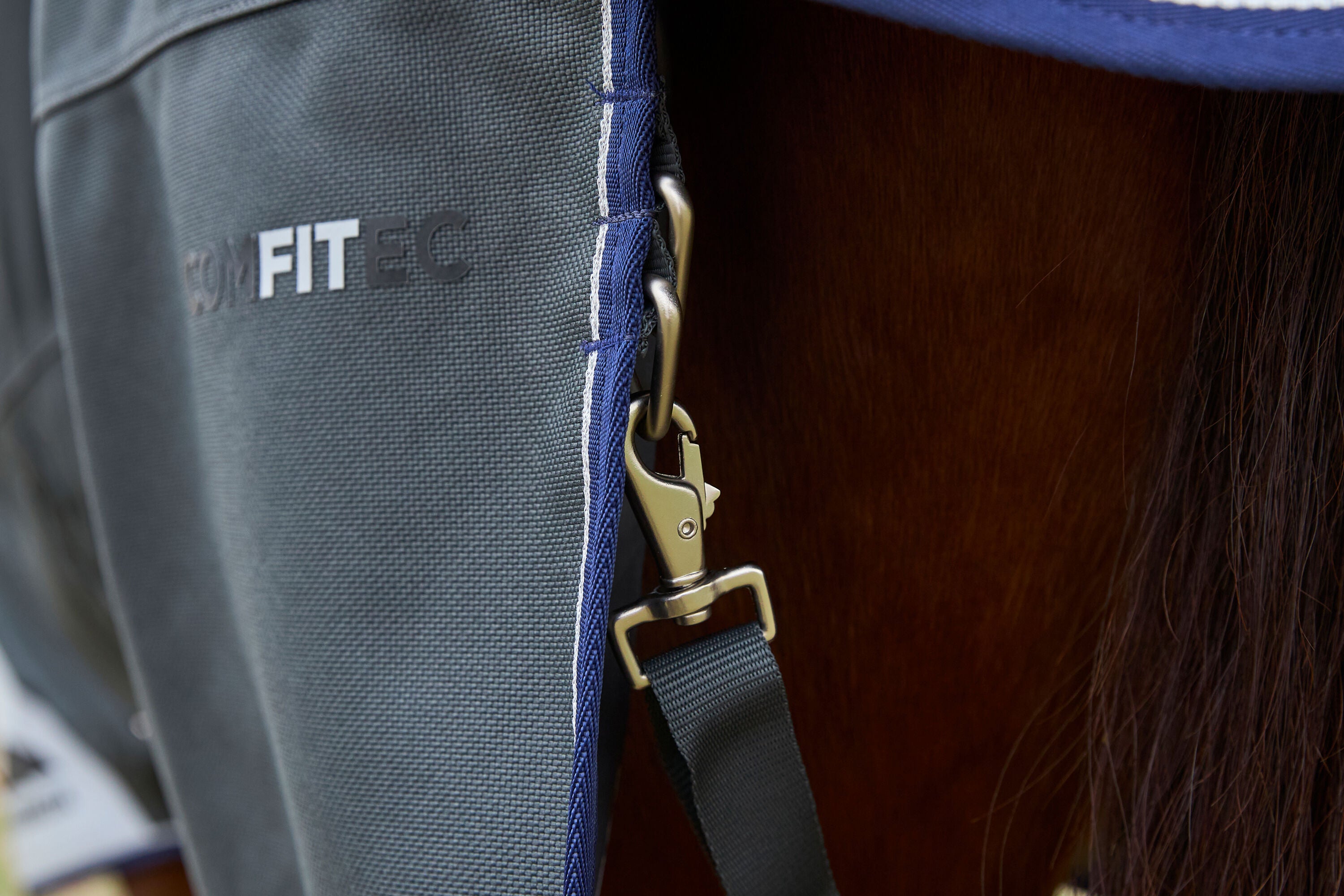 WeatherBeeta ComfiTec Ultra Detach-A-Neck Turnout - Charcoal (220g)