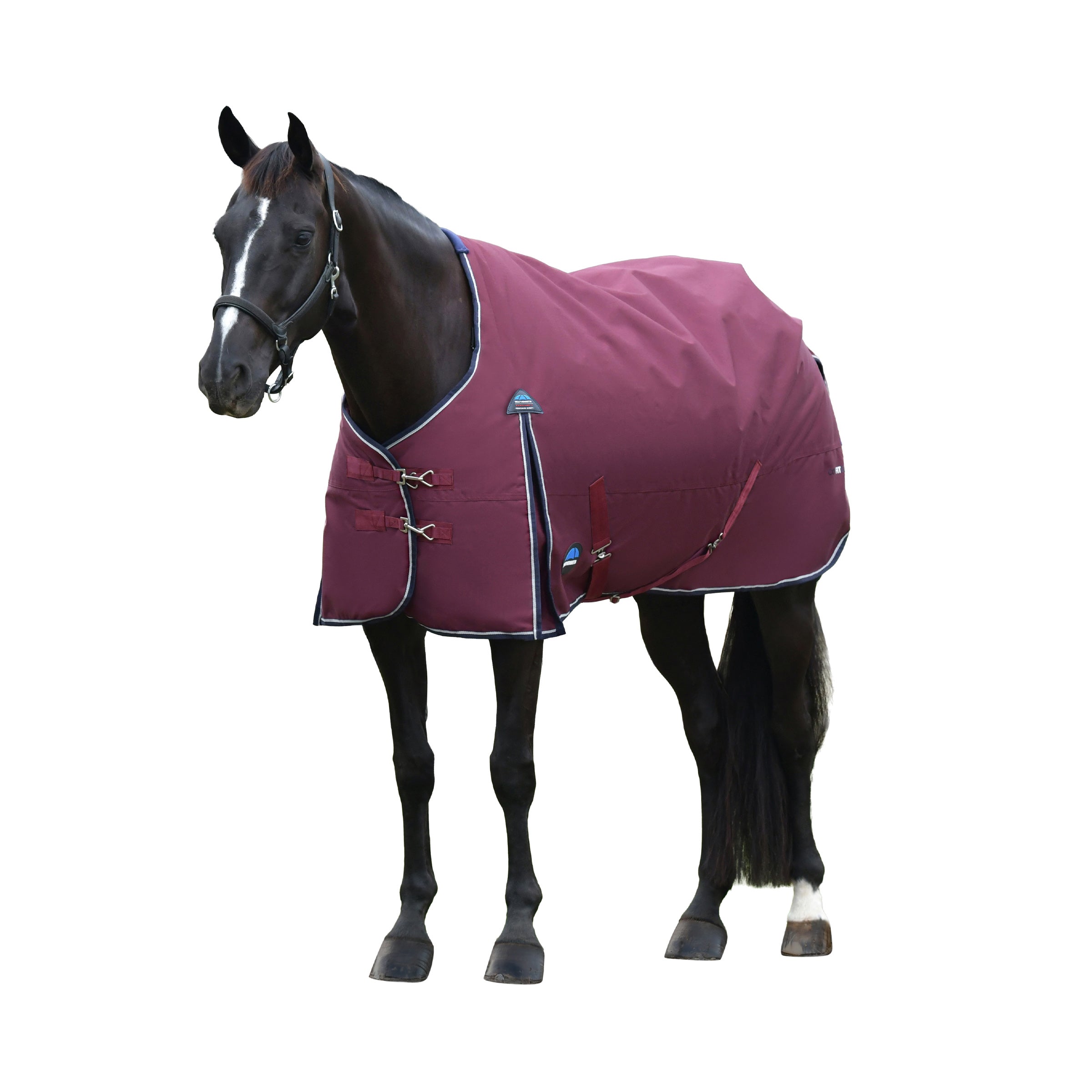 WeatherBeeta ComfiTec Essentials Turnout - Burgundy/Navy (100g)