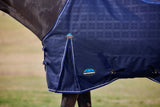 Weatherbeeta ComFiTec Prelim Turnout - Navy Embossed Plaid (220g)