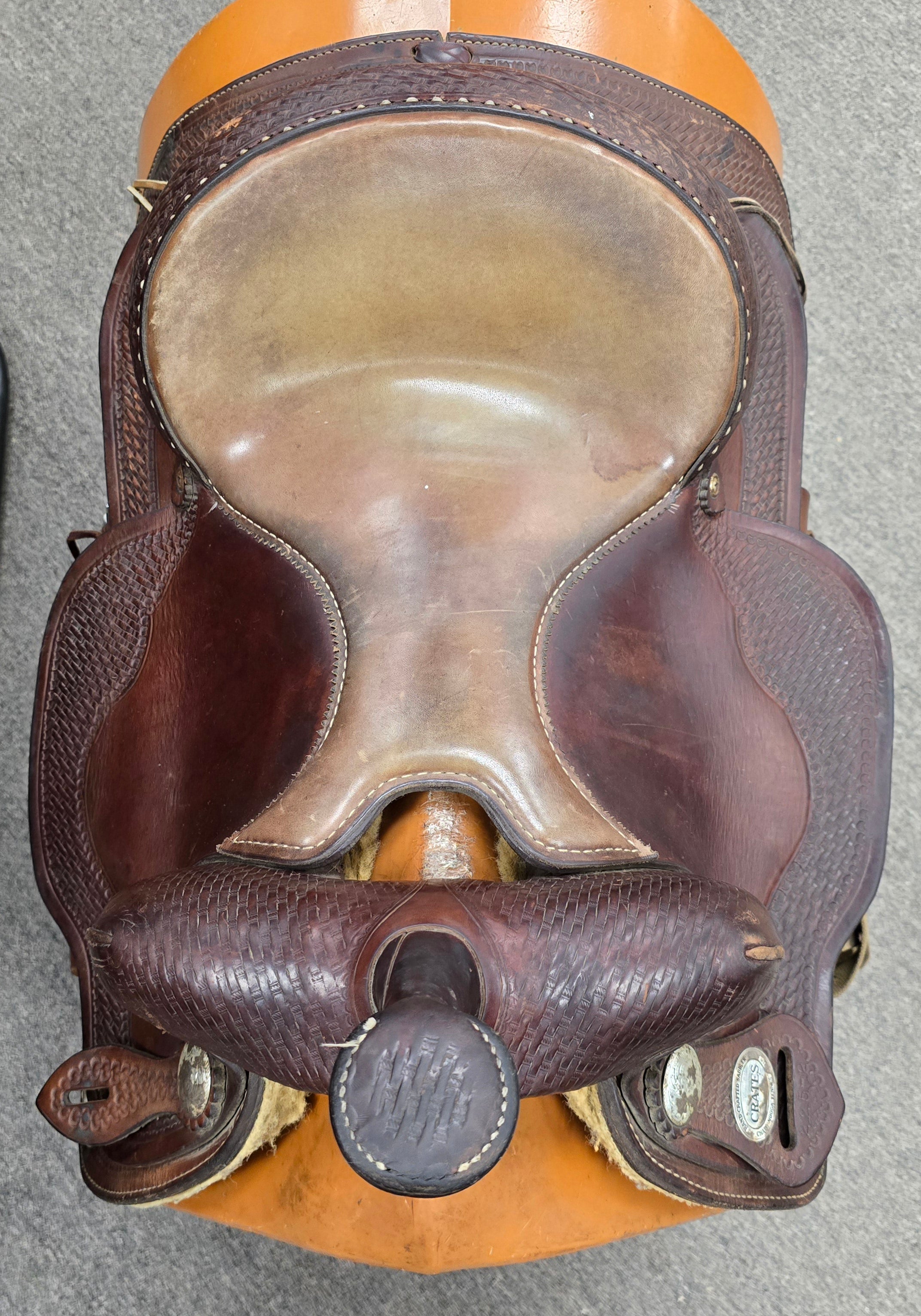 Used Crates Pleasure Saddle - 15" Semi QH Ralide Tree
