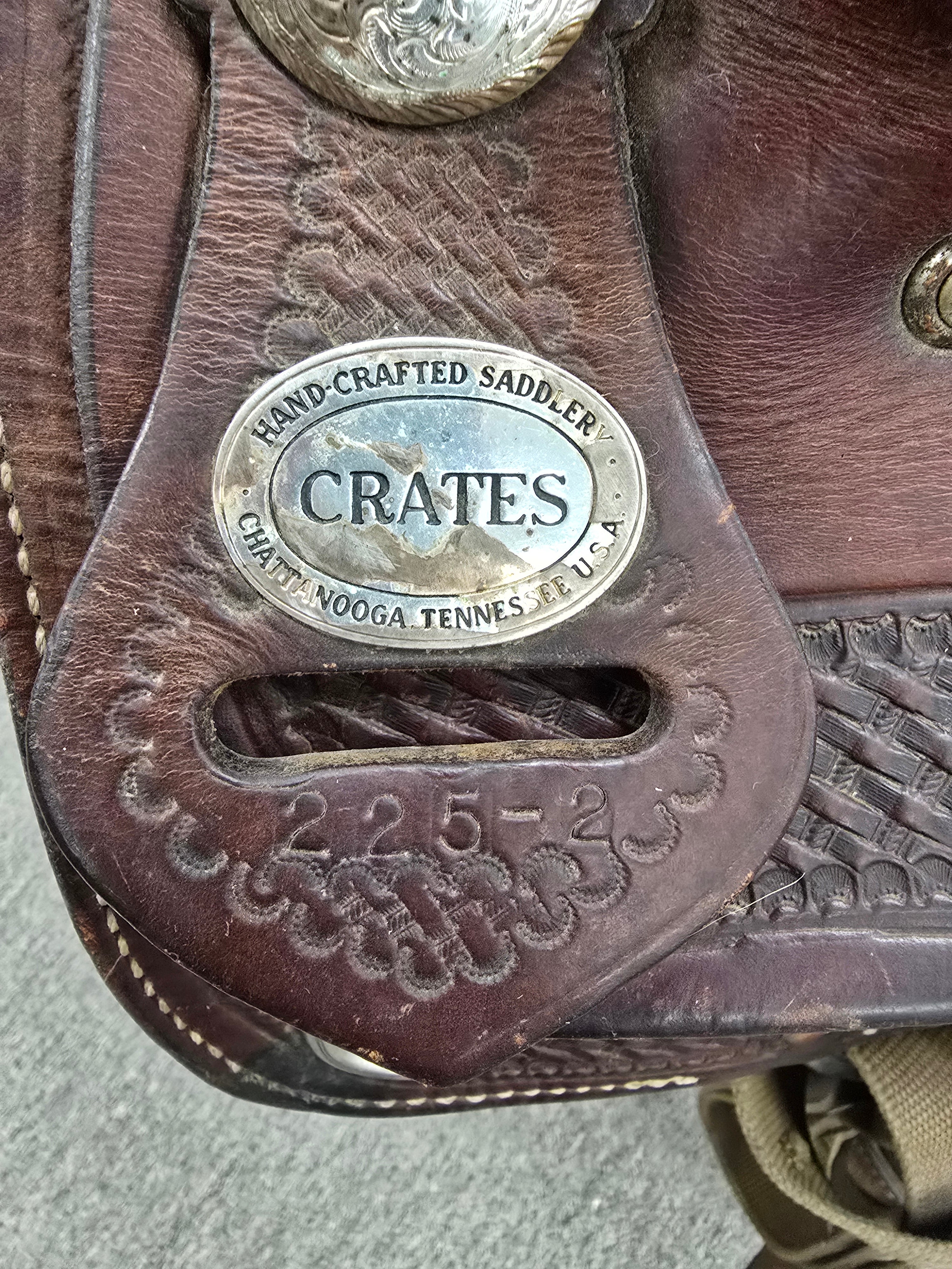 Used Crates Pleasure Saddle - 15" Semi QH Ralide Tree