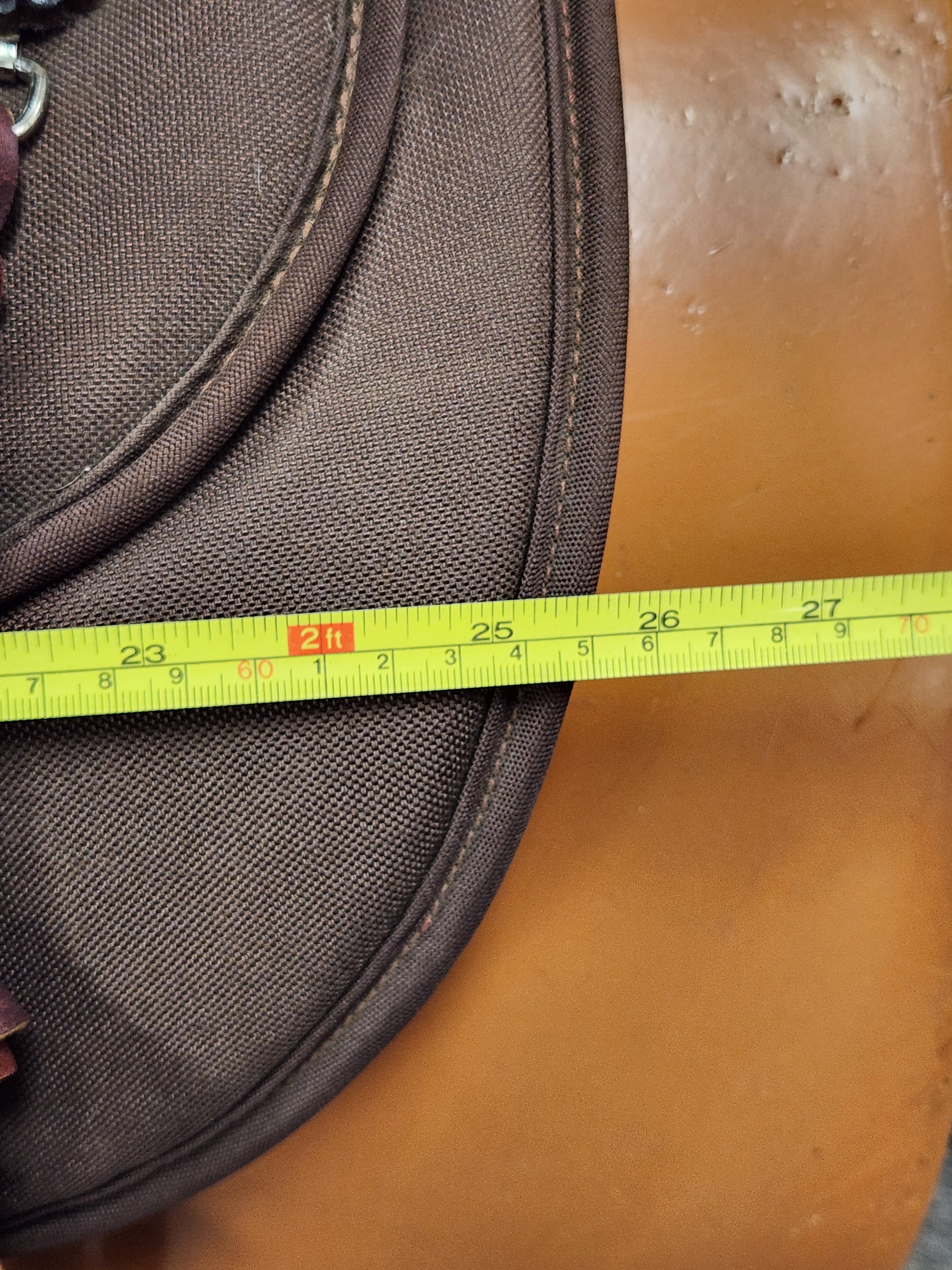 C2684 Used Scott Thomas Cordura Trail Saddle - Full QH 17"