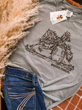 Modern Cowgirl Barrel Racer Tee