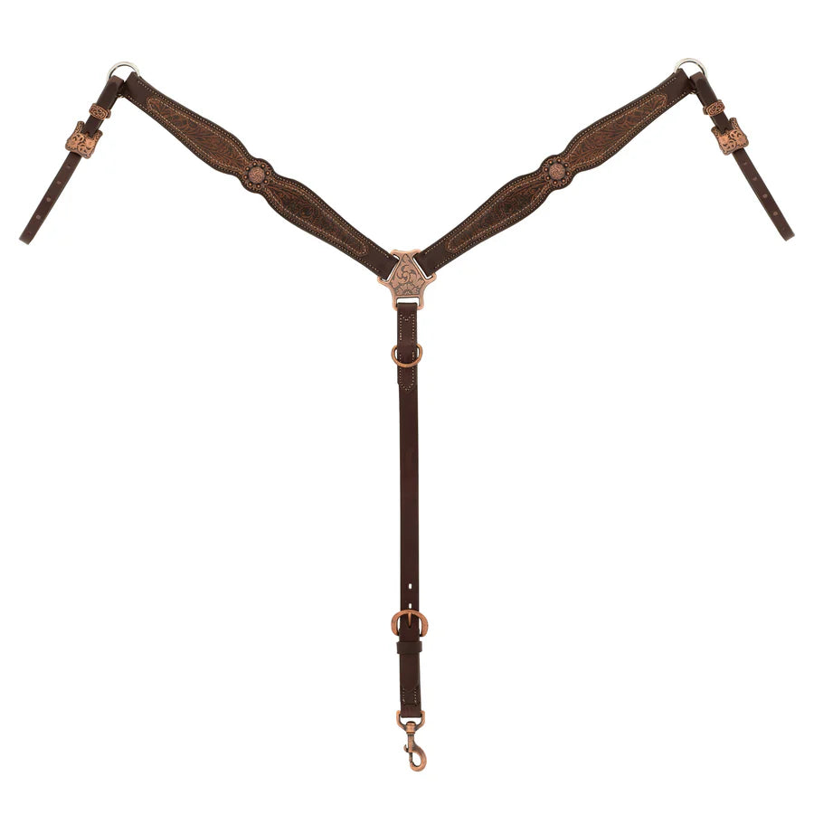 Weaver Leather Western Floral Breastcollar