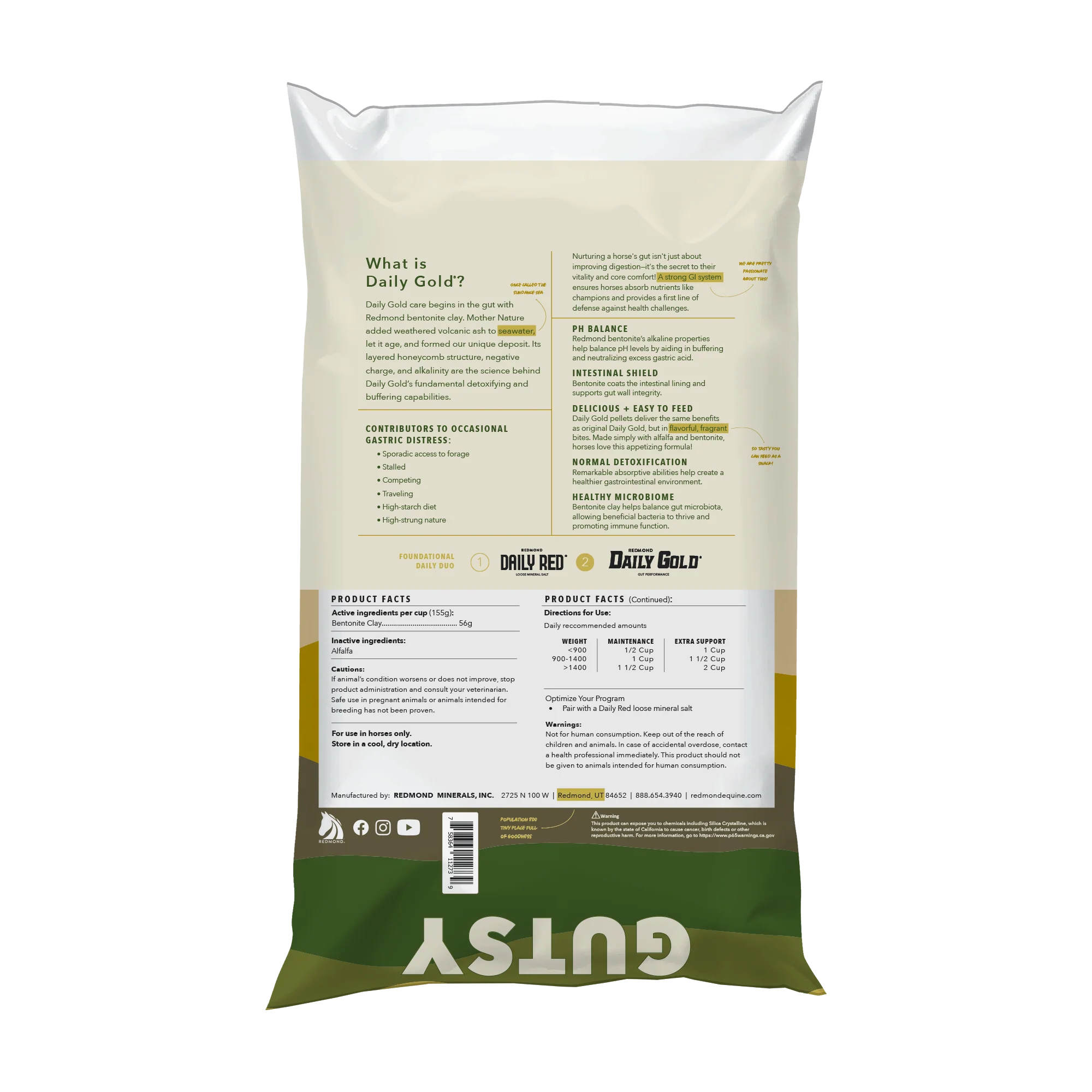 Redmond Daily Gold Horse Supplement