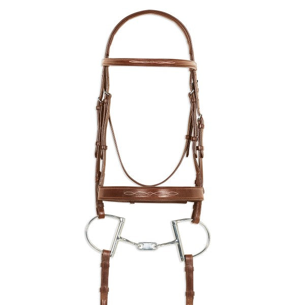 Pessoa PRO Fancy Stitched Wide Nose Bridle