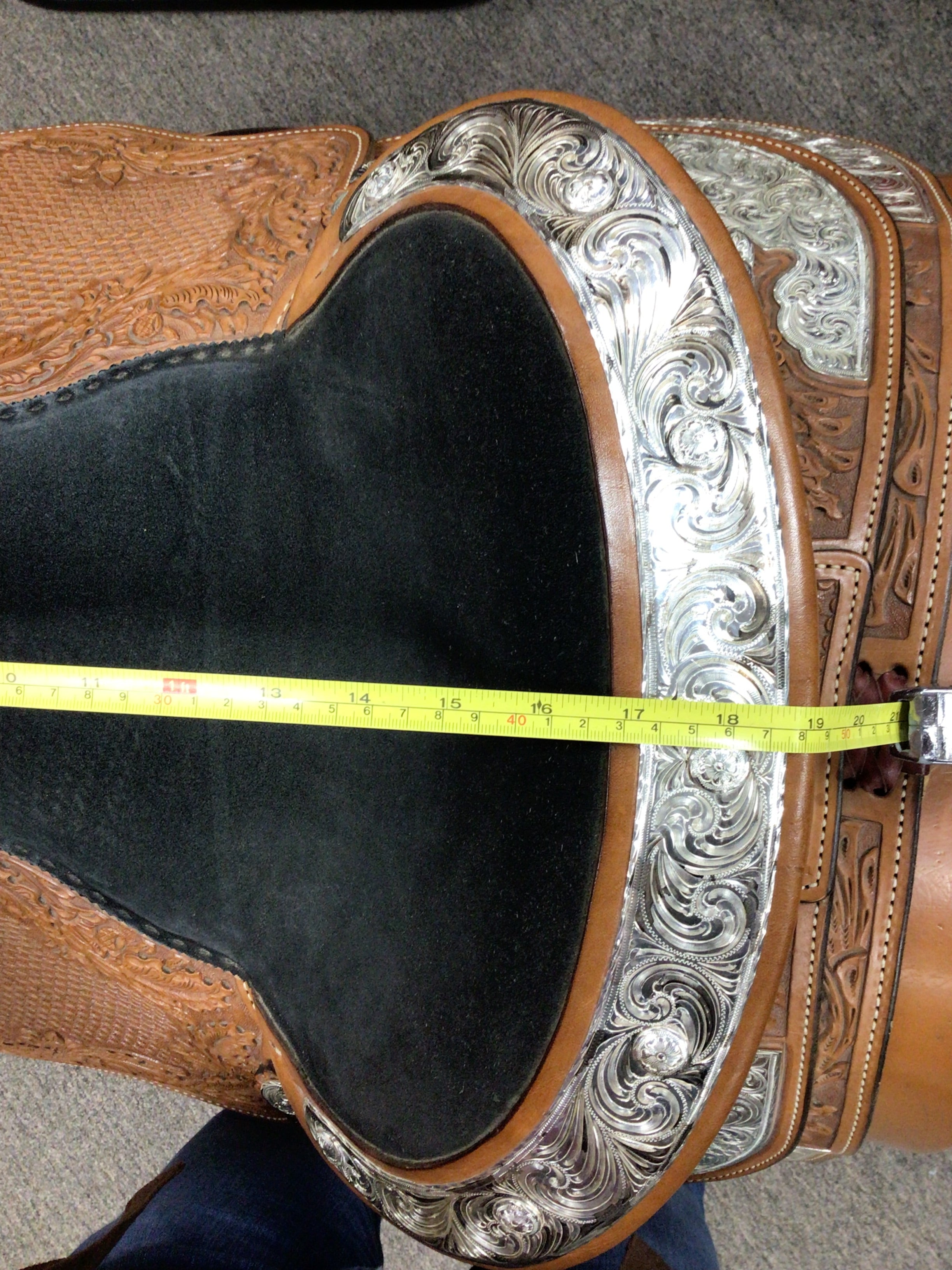 C2688 Used Billy Royal Western Show Saddle 16" Wide