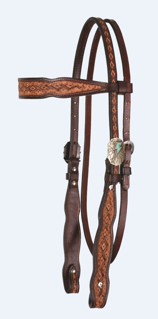 Circle Y Montana Sparkling Diamond Browband Headstall
