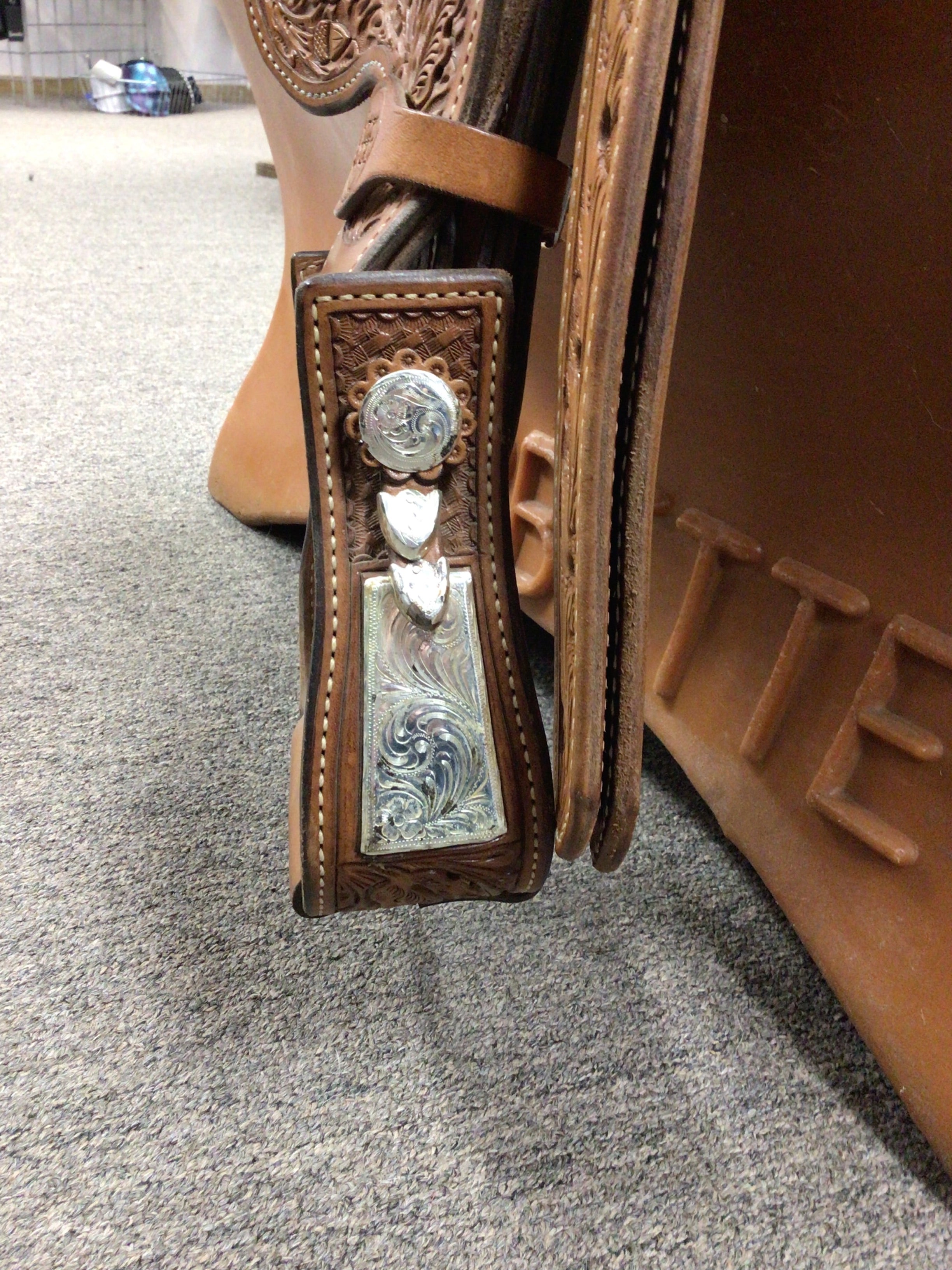 C2688 Used Billy Royal Western Show Saddle 16" Wide