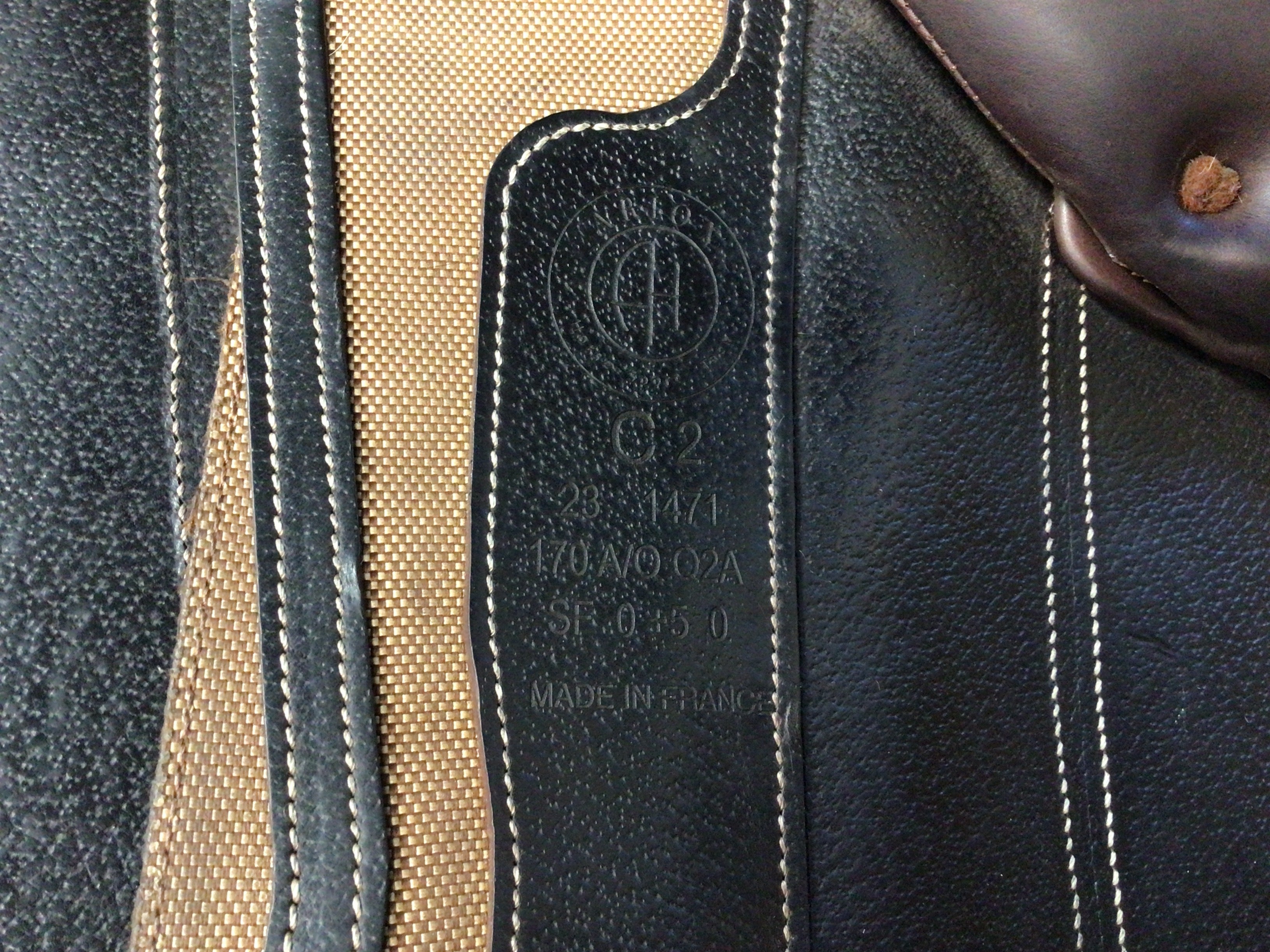 C2689 Used 17" Arion Cross Country Monoflap Saddle