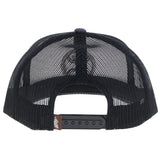 Hooey Primo White and Black Hat with Brown Circle Patch