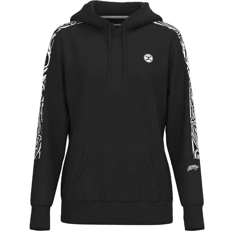 Hooey "Canyon" Ladies Black Hoodie