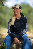 Hooey "Canyon" Ladies Black Hoodie
