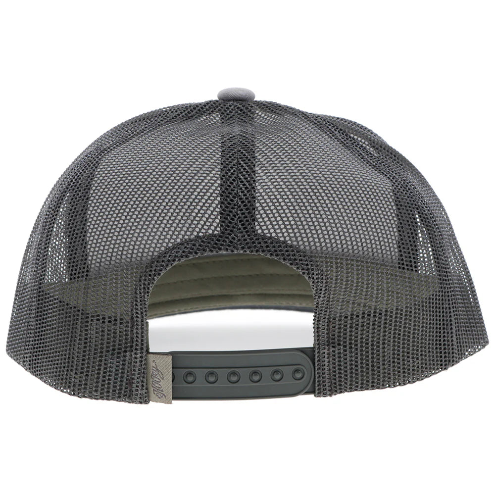 Hooey Zenith Grey Hat with Brown Hooey Logo