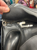 C2701 Used 17.5" Custom Saddlery Dressage Saddle