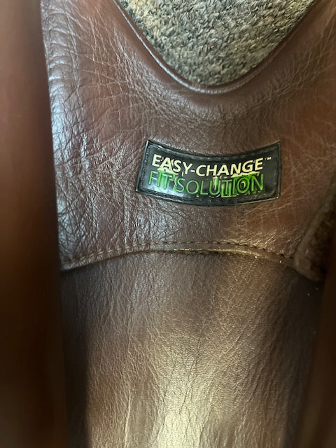 C2691 Used 17" Bates Caprilli Close Contact Saddle