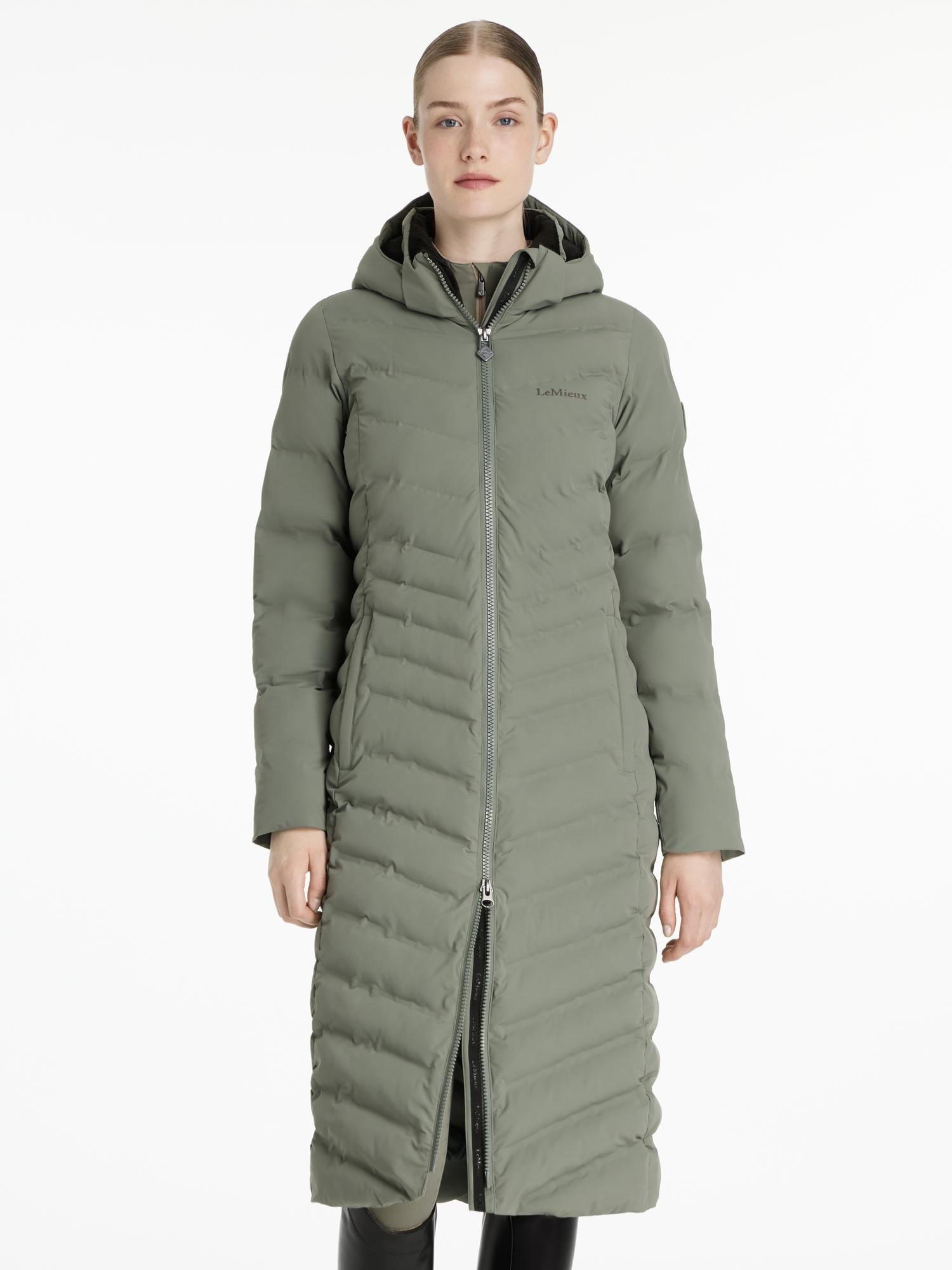 LeMieux hayley Water Resistant Longline Puffer Coat