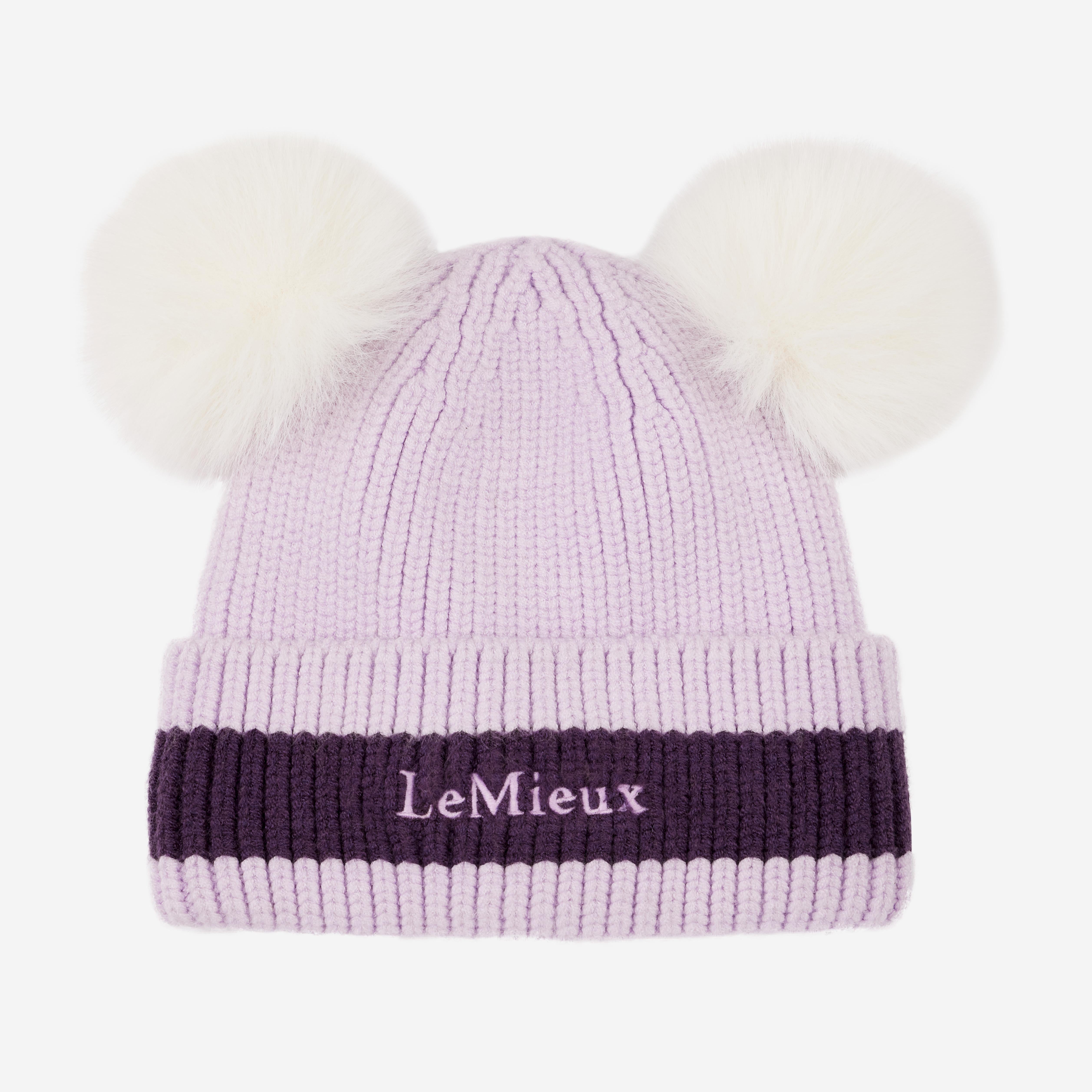 LeMieux Mini Double Pom Beanie