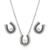 Montana Silversmiths Lovely and Lucky Horseshoe Jewelry Set