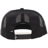 Hooey Quanah Charcoal and Black Hat with Black and White Circle Patch