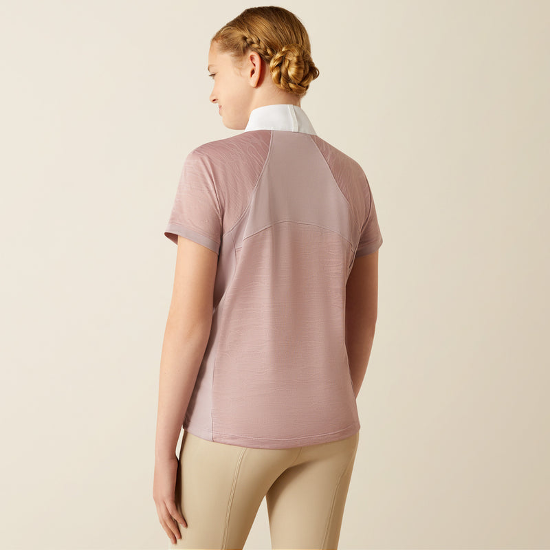 Ariat Youth Aptos Vent 2.0 Short Sleeve Pullover Show Shirt