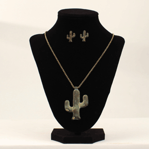 Blazin Roxx Cactus Necklace Set