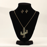 Blazin Roxx Cactus Necklace Set