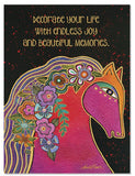 Leanin Tree Extravagant Colorful Horse Birthday Card