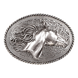 Blazin Roxx Oval Horsehead Buckle