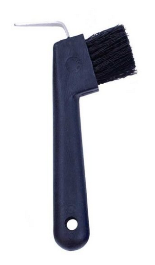 Partrade Hoof Pick with Brush 7"