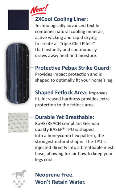 Professional's Choice Pro Performance Elite 2XCool Cross Country Rear Boots