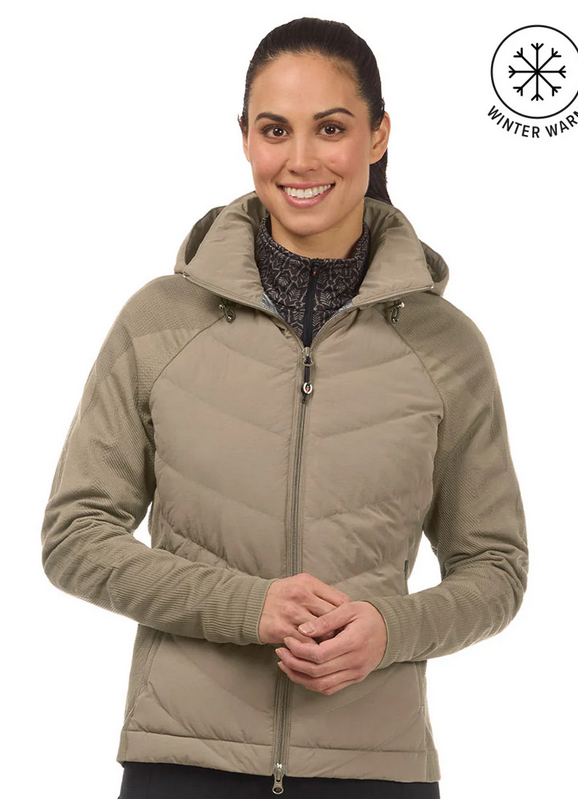 Kerrits EquiTech Hybrid Hooded Quilted Jacket