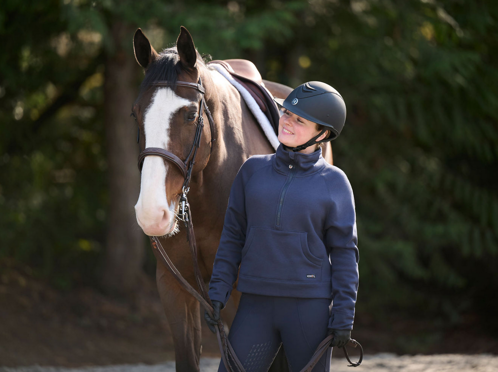 Kerrits Etched Equine Half Zip Sweatshirt