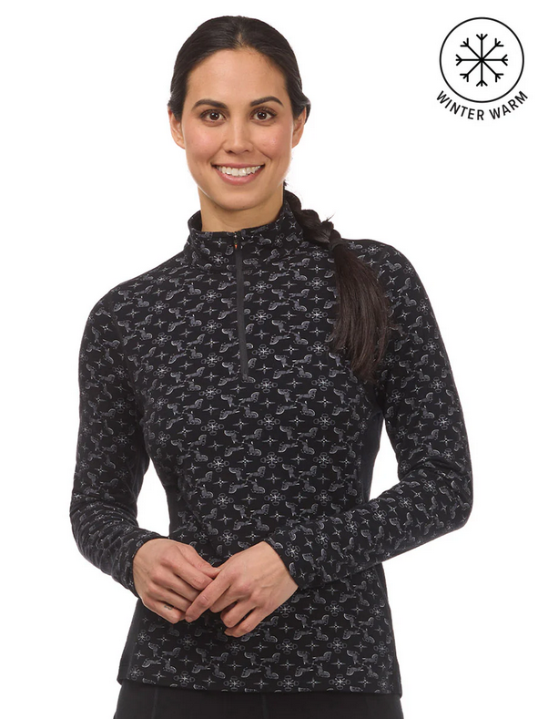 Kerrits Stable Temp Merino Wool Quarter Zip Top