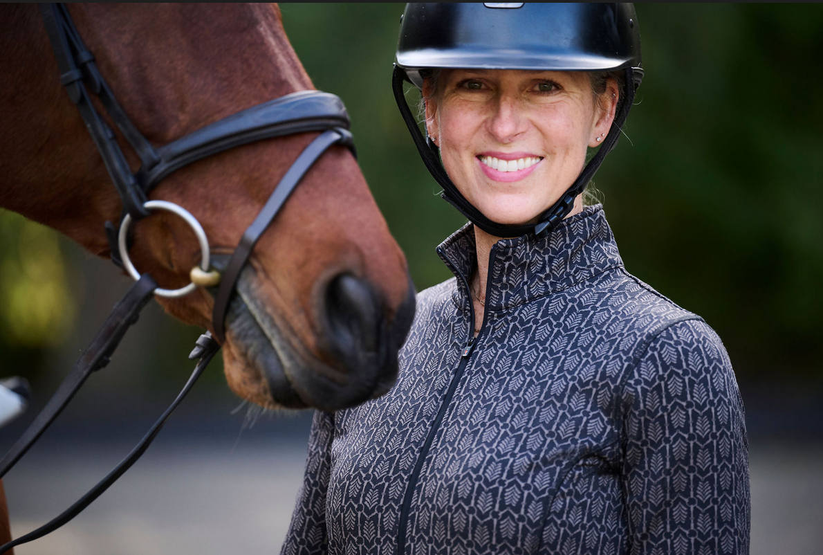 Kerrits Snaffle Links Fleece Half Zip Top