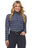 Kerrits Stretch Plaid Quarter Zip Top