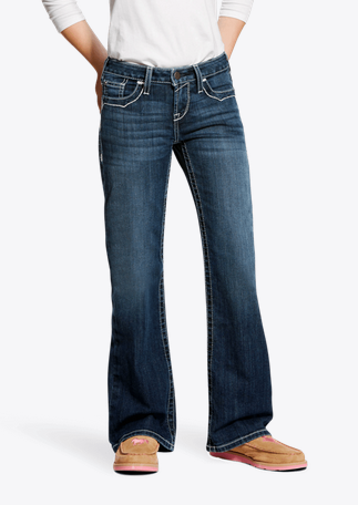 Ariat Girls Entwined Boot Cut Jeans