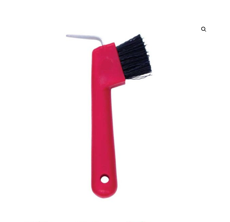 Partrade Hoof Pick with Brush 7"