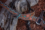 Circle Y Quick Flower Browband Headstall